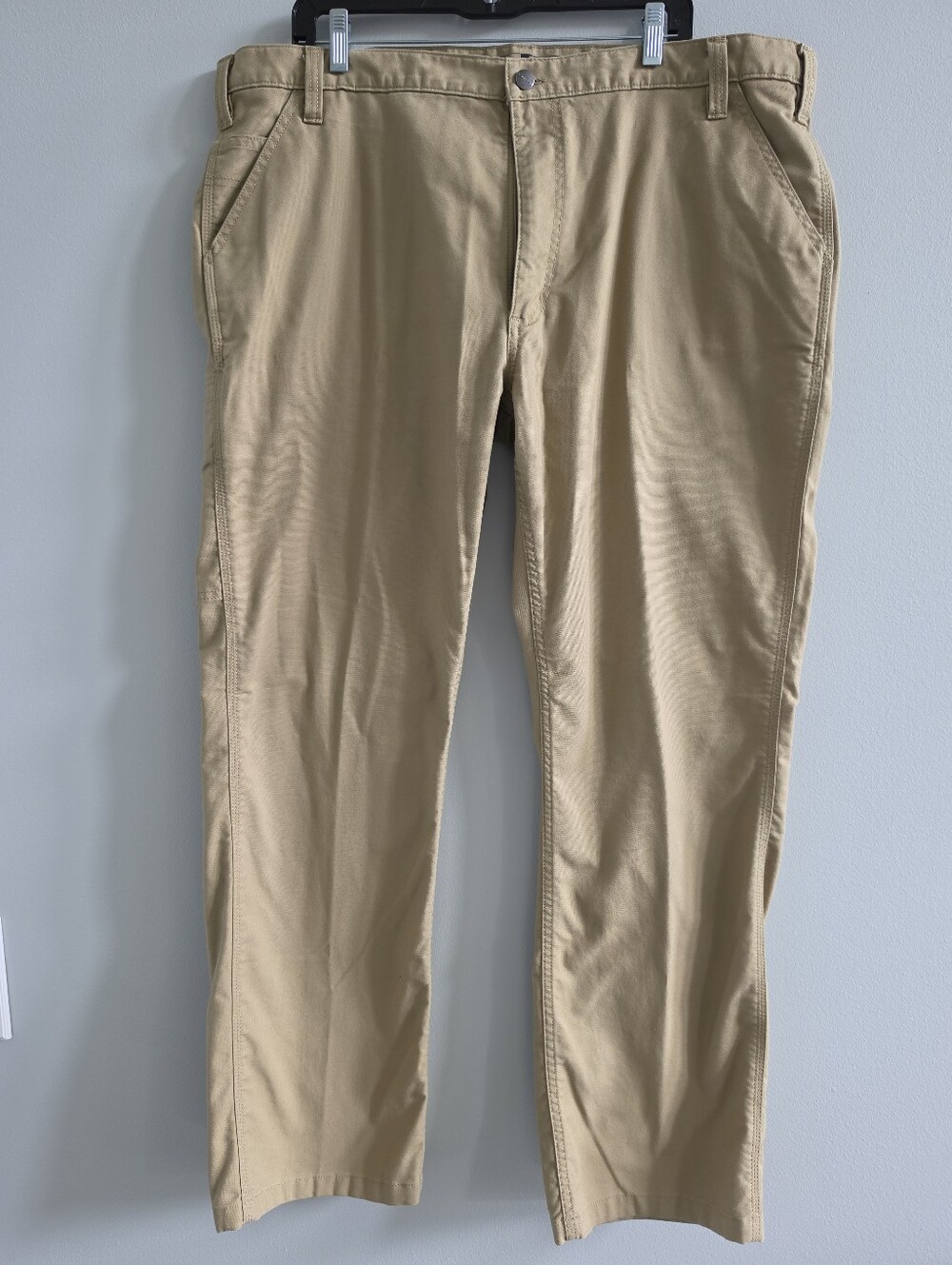 Carhartt Relaxed Fit Work Pants Men’s 42x32 Khaki Tan Utility Carpenter